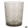 Set de Verres Sweet Home Diamonds Gris 360 ml 6 Pièces (4 Unités)