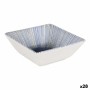 Assietes La Mediterránea Irys Porcelaine 13 x 13 x 5 cm (28 Unités)