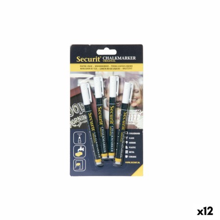 Rotuladores de tiza líquida Securit Multicolor Set 12 Unidades