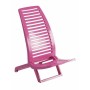 Chaise de Plage Rose polypropylène (38 x 60 x 72 cm)