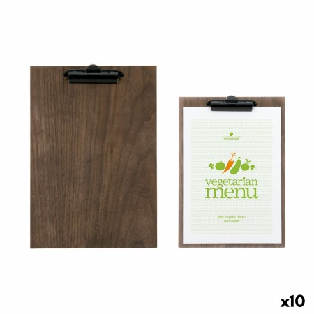 Porte-menus Securit Noyer 33 x 23 x 2,2 cm Bois