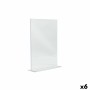 Panneau Securit  Transparent Avec support 30 x 21 x 8,5 cm