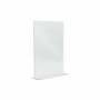 Panneau Securit  Transparent Avec support 30 x 21 x 8,5 cm