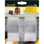 Soporte Securit Cartel Transparente Set 1 x 4 cm 10 Unidades