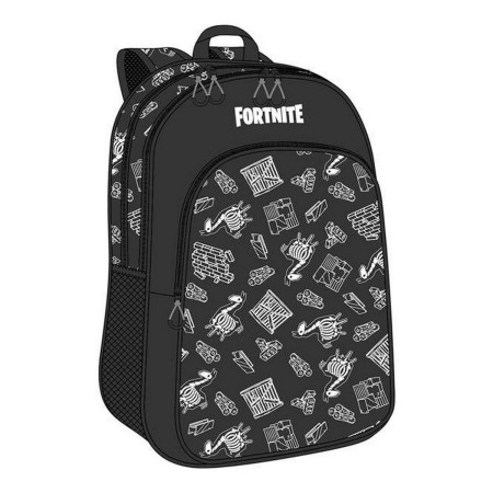 Cartable Fortnite Dark Black Adaptable au chariot pour sac à dos (42 X 32 X 20 cm)