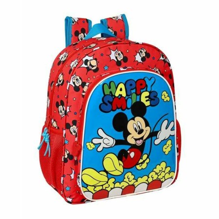 Cartable Mickey Mouse Happy Smiles (32 x 38 x 12 cm)