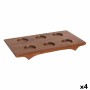 Support Inde Mood Chêne Bois 31,5 x 17 x 3 cm (4 Unités)