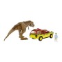 Figurine d’action Mattel Dinosaurio T-Rex Jurassic World Voiture