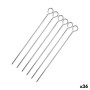 Set de Pinchos para Barbacoa Wooow Metal 6 Piezas 30 cm (36 Unidades)