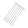 Set de Pinchos para Barbacoa Wooow Metal 6 Piezas 30 cm (36 Unidades)