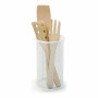 Pot pour ustensiles de cuisine Confortime Blanc Métal 12 x 20 cm (12 Unités)