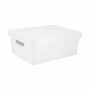 Caja de Almacenaje con Tapa Confortime 10 L Rectangular Con Tapa (6 Unidades)