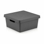 Boîte de rangement avec couvercle Confortime 10 L Avec couvercle Carré (6 Unités)