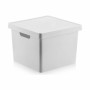 Boîte de rangement avec couvercle Confortime 17 L Avec couvercle Carré (6 Unités)