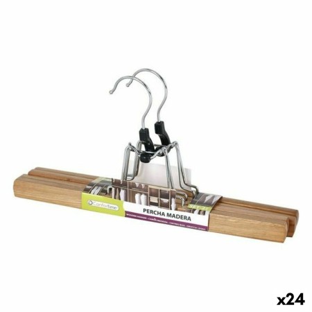 Cintres Confortime 63389 (2 pcs) Bois 2 Pièces (24 Unités)