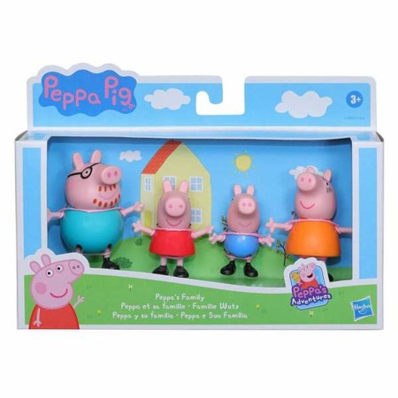 Ensemble de Figurines Hasbro Peppa Pig Family 4 Pièces