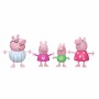 Ensemble de Figurines Hasbro Peppa Pig Family 4 Pièces