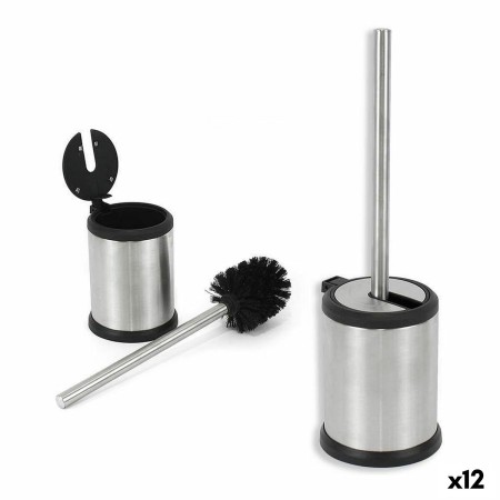 Brosse de salle de wc Confortime 143607 Argenté 11,3 x 38,5 cm (12 Unités)