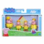 Ensemble de Figurines Hasbro Peppa Pig Family 4 Pièces