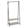 Perchero de Pie Confortime Negro Madera Metal 80 x 40 x 160 cm