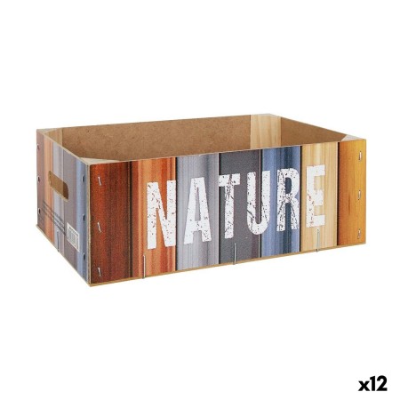 Boîte de rangement Confortime Nature 30 x 20 x 10 cm (12 Unités)