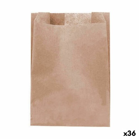 Ensemble de Sacs Algon Produits à usage unique papier kraft 25 Pièces 13 x 18 cm (36 Unités)