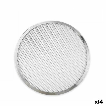 Bandeja para Horno Quttin Ø 38 cm Plateado Rejilla Aluminio (14 Unidades)