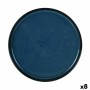 Plateau apéritif La Mediterránea Chester Bleu Ronde 26,8 x 2,6 cm (8 Unités)