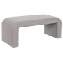 Banquette DKD Home Decor Gris Polyester 112 x 42 x 46 cm
