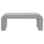 Banqueta DKD Home Decor Gris Poliéster 112 x 42 x 46 cm