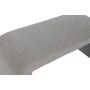Banquette DKD Home Decor Gris Polyester 112 x 42 x 46 cm