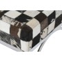 Banqueta DKD Home Decor Crema Plateado Marrón oscuro Acero 122 x 41 x 44 cm