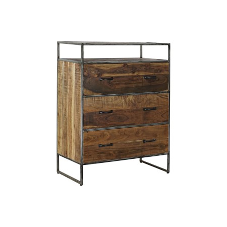 Commode DKD Home Decor Marron Métal Acacia Bois Recyclé 80 x 40 x 105 cm