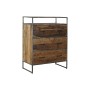 Commode DKD Home Decor Marron Métal Acacia Bois Recyclé 80 x 40 x 105 cm