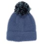 Gorro Stitch Fluffy Pom Beanie