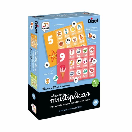 Jouet Educatif Diset Tablas de Multiplicar 65 Pièces