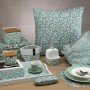 Salière avec couvercle Versa Bellis Fleurs Céramique Dolomite 12,2 x 11,5 x 12,2 cm