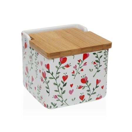 Salero con Tapa Versa Lover Cerámica Dolomita 12,2 x 11,5 x 12,2 cm