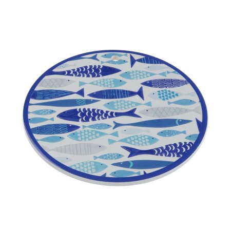 Dessous de plat Versa Poissons Liège Céramique 20 x 20 cm