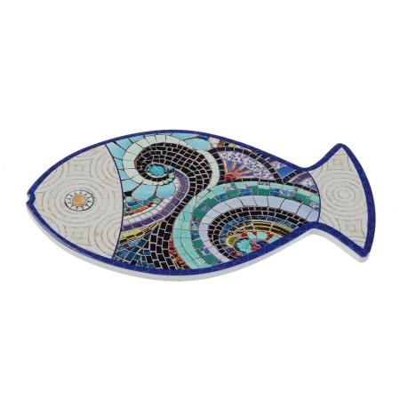 Dessous de plat Versa Poisson Liège Céramique 25 x 15 cm