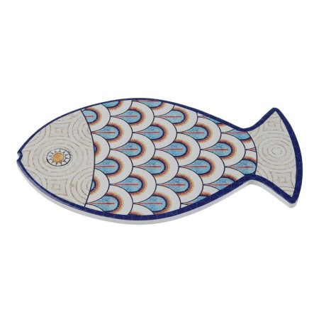Dessous de plat Versa Poisson Liège Céramique 25 x 15 cm