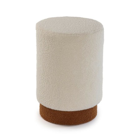 Tabouret Versa Blanc Bois 33 x 47 x 33 cm