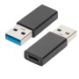 Adaptateur USB-C vers USB Ewent EW9650 Noir
