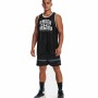 Camiseta de baloncesto Under Armour Baseline Negro