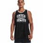 Camiseta de baloncesto Under Armour Baseline Negro