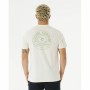 Camiseta de Manga Corta Hombre Rip Curl Stapler Blanco