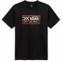 Camiseta de Manga Corta Hombre Vans Wrecked Angle Negro