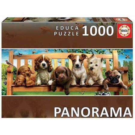 Puzzle Educa Dogs on the Bench 1000 pcs