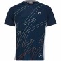 Camiseta de Manga Corta Hombre Head Head Play Tech Azul marino