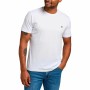 Camiseta de Manga Corta Hombre Lee Patch Logo Blanco